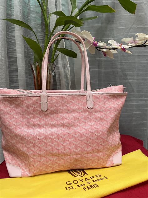 goyard bag baby pink|Goyard tote bag mini.